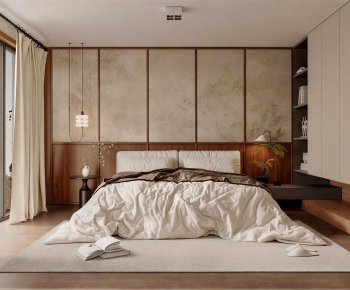 Wabi-sabi Style Bedroom-ID:310122017