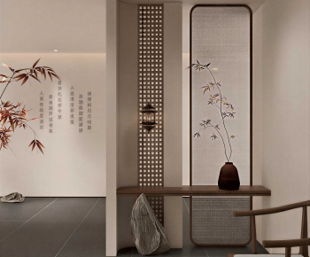 New Chinese Style Hallway-ID:118796116