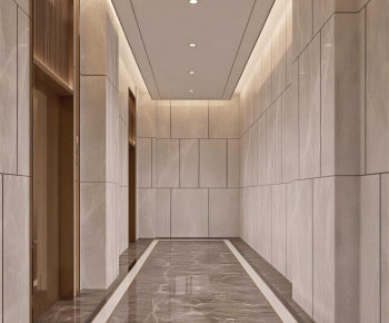 Modern Office Elevator Hall-ID:917013885