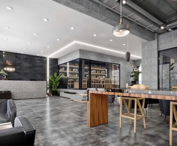 Modern Office Reception Desk-ID:917580143