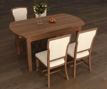 New Chinese Style Dining Table And Chairs-ID:450128085
