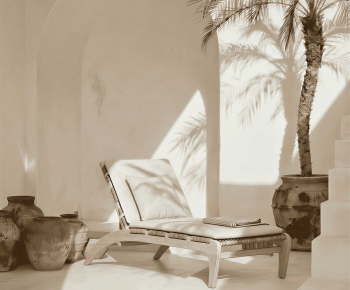Wabi-sabi Style Recliner-ID:137707959