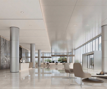 Modern Office Reception Desk-ID:447132118