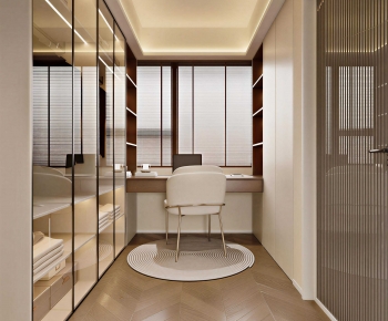 Modern Clothes Storage Area-ID:118518118