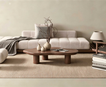 Wabi-sabi Style Sofa Combination-ID:629654887