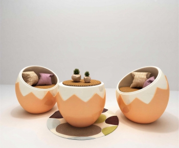 Modern Leisure Table And Chair-ID:554435011