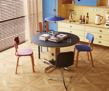 Modern Dining Table And Chairs-ID:821075921
