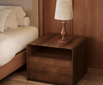 Wabi-sabi Style Bedside Cupboard-ID:457113034