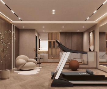 Modern Home Fitness Room-ID:105420118