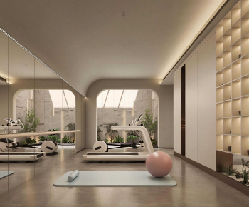 Modern Home Fitness Room-ID:184879336