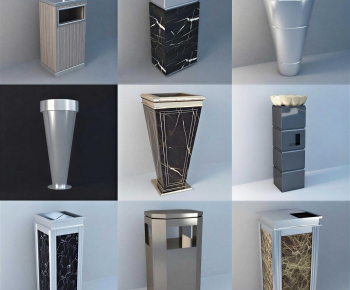 Modern Trash Can-ID:594104051