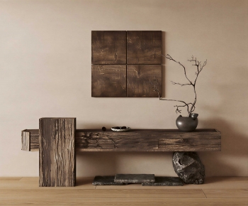 Wabi-sabi Style Console-ID:886137961
