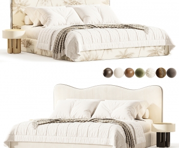 Modern Double Bed-ID:385193114