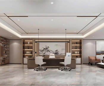 New Chinese Style Manager's Office-ID:583723079