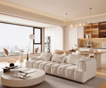 Modern A Living Room-ID:646852977