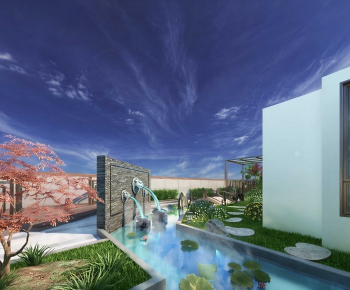 New Chinese Style Courtyard/landscape-ID:750878106