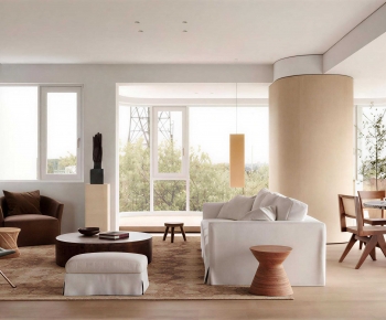 Wabi-sabi Style A Living Room-ID:907279978