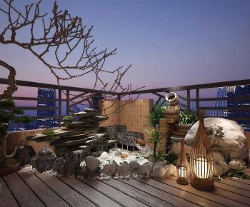 New Chinese Style Rockery Waterscape-ID:609412912