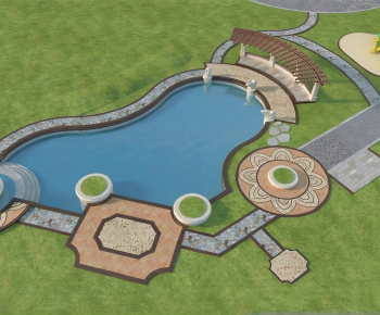 European Style Architectural Bird's-eye View Planning-ID:953881982