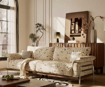 Modern Three-seat Sofa-ID:507320889