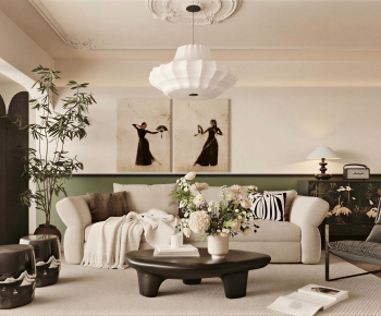 Modern A Living Room-ID:393196113