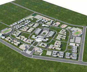 Modern Architectural Bird's-eye View Planning-ID:941313986