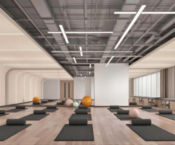 Modern Yoga Room-ID:152003053