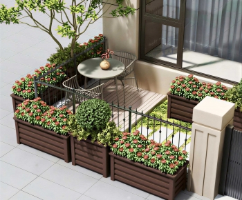 Modern Flower Bed, Flower Bowl, Flower Box-ID:702528952
