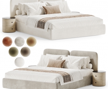 Modern Double Bed-ID:769480947