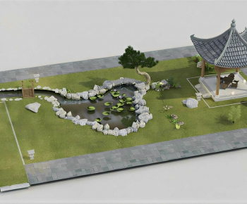 New Chinese Style Courtyard/landscape-ID:527787927