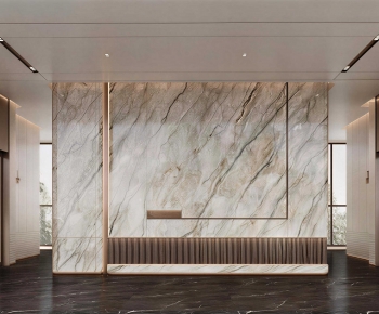Modern Office Reception Desk-ID:375369077