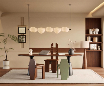 Wabi-sabi Style Study Space-ID:609236002