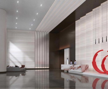 Modern Office Reception Desk-ID:532427076