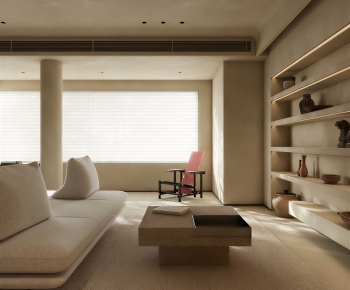 Wabi-sabi Style A Living Room-ID:810533051