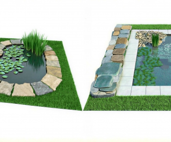 Modern Rockery Waterscape-ID:131849058