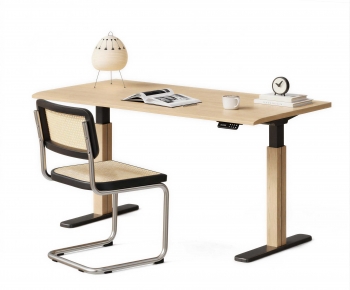 Modern Computer Desk And Chair-ID:892155895