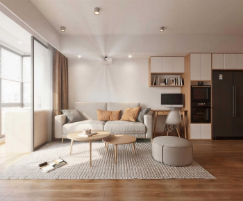 Japanese Style A Living Room-ID:764003994