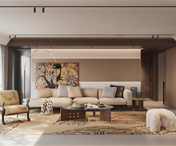 Modern A Living Room-ID:701987985