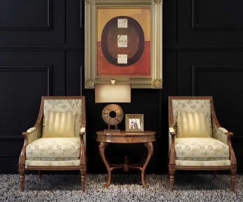 New Classical Style Single Sofa-ID:371644027