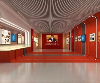 Modern Exhibition Hall-ID:952699906