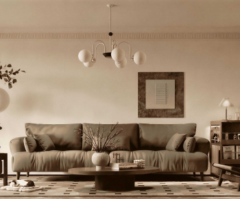 Wabi-sabi Style A Living Room-ID:944307091