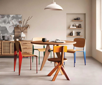 Modern Dining Table And Chairs-ID:395169975