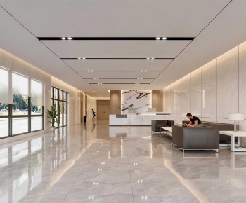 Modern Office Reception Desk-ID:752831944