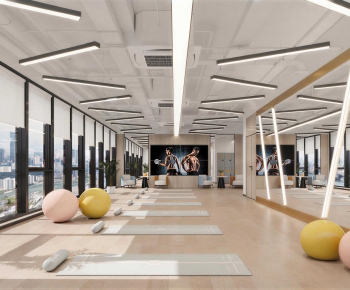 Modern Yoga Room-ID:545927051