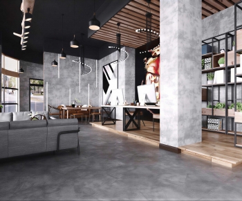 Industrial Style Office Rest Area-ID:436846021