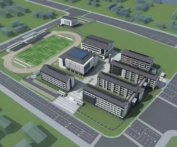 Modern Architectural Bird's-eye View Planning-ID:979985007