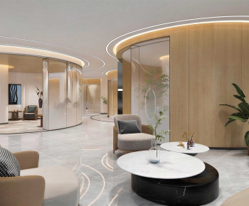 Modern Office Reception Desk-ID:820760975