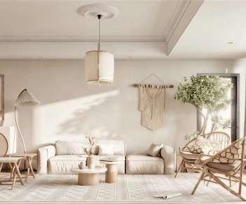 Wabi-sabi Style A Living Room-ID:450804956