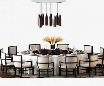 New Chinese Style Dining Table And Chairs-ID:924890095
