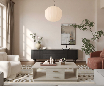 Modern A Living Room-ID:258615974
